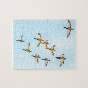 Flight of Mallards Jigsaw Puzzle