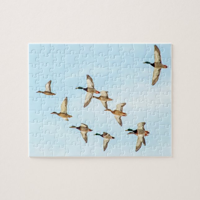 Flight of Mallards Jigsaw Puzzle (Horizontal)