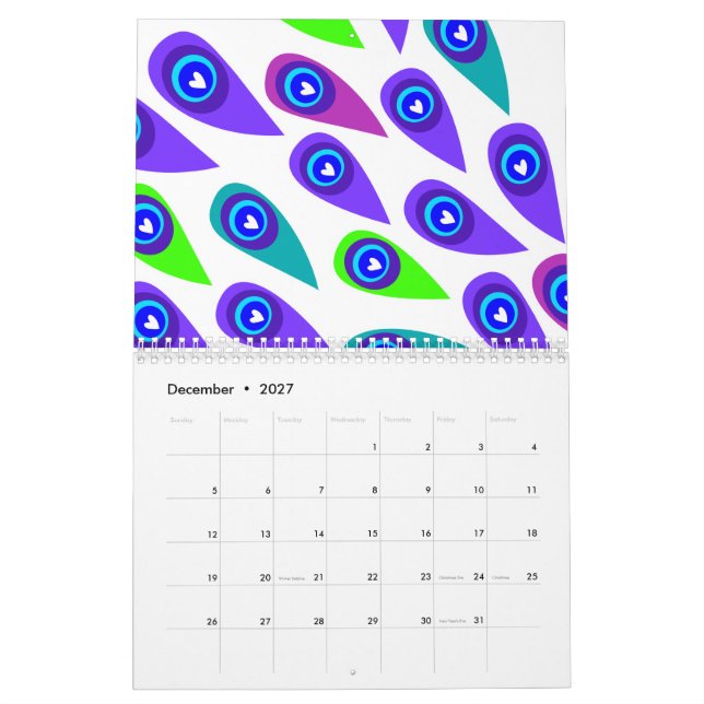 Flight of Royalty Calendar (Dec 2027)