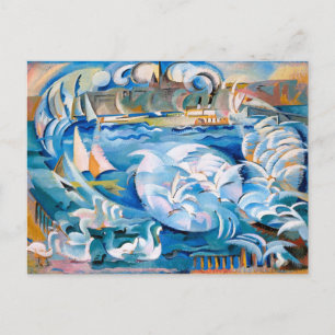 Flight of Seagulls by Alice Bailly Postcard