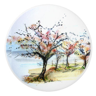 Flight of the Birds Ceramic Knob