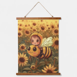 Flight of the Bumblebee Rider Hanging Tapestry