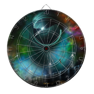 Flight Of The Corbius Fractal Art Dart Board