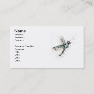 Flight Of The Dragonfly Business Card