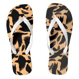 Flight of the Eagles black.w L Orange BG Thongs