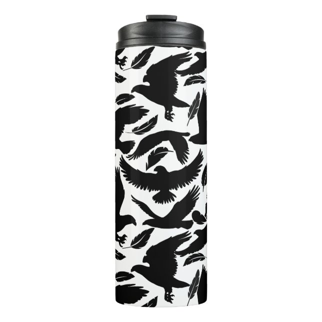 Flight of the Eagles black.w No BG Thermal Tumbler (Front)