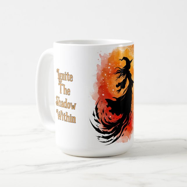 Flight Of The Ember Shadow-Personalise Coffee Mug (Front Left)