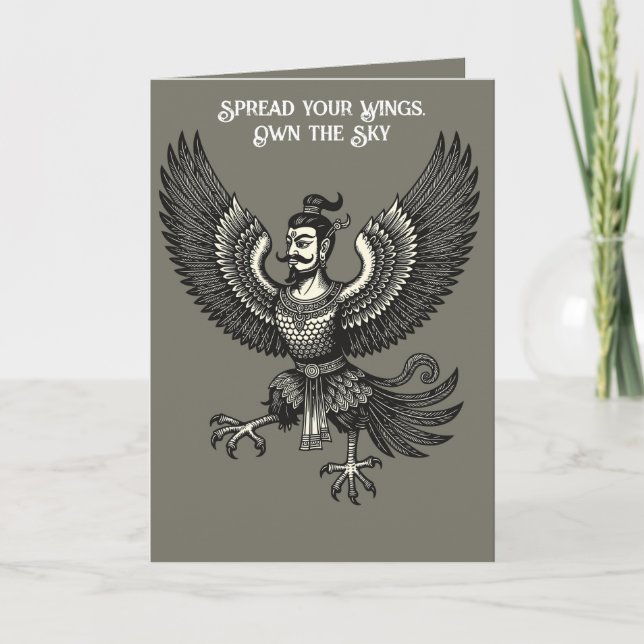 Flight of the Human Eagle Garuda Card (Front)