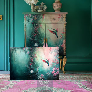 Flight of the Hummingbird Floral Garden Tissue Paper