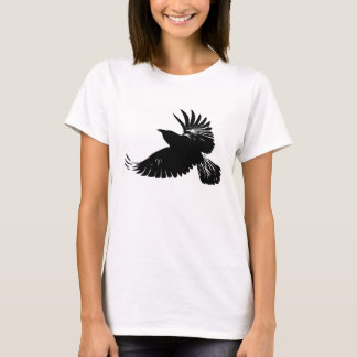 Flight of the Raven - wild crow - beautiful wings T-Shirt