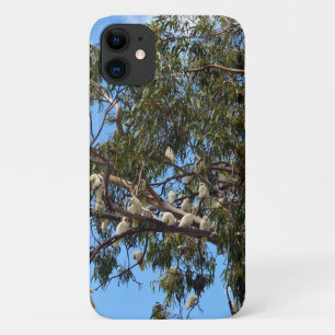 "Flight of the Wild: White Australian Cockatoos iPhone 11 Case