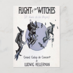 Flight of the Witches Postcard