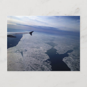 Flight Over Frozen Waters Postcard