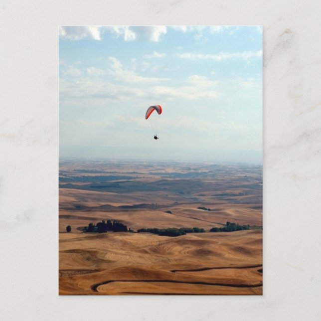 Flight Over the Palouse Postcard (Front)