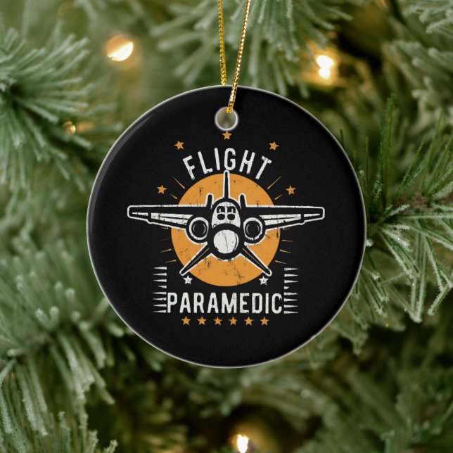 Flight paramedic ceramic ornament (Tree)