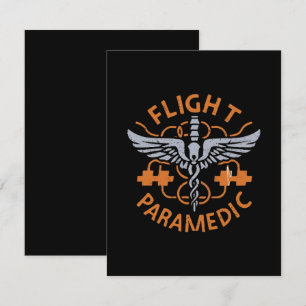 Flight paramedic enclosure card