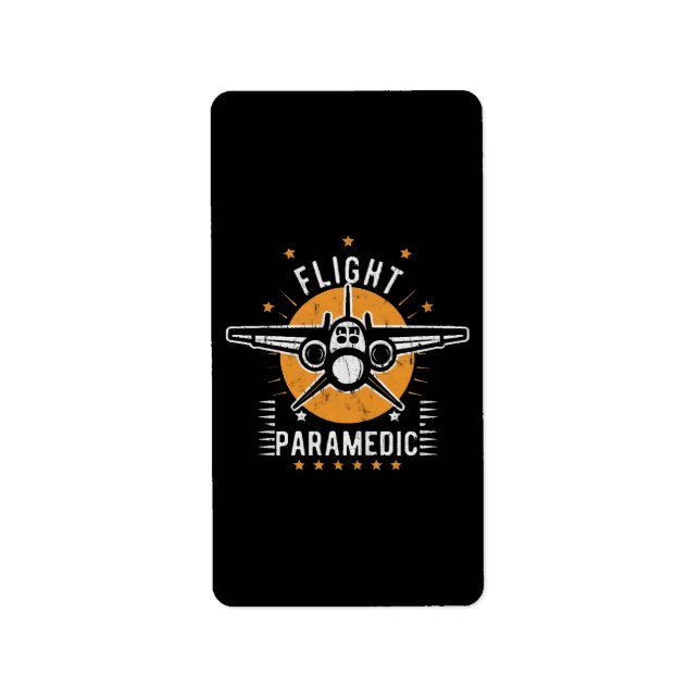 Flight paramedic label (Front)