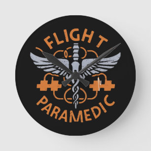 Flight paramedic round clock