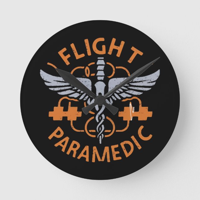Flight paramedic round clock (Front)