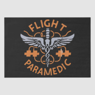 Flight paramedic tissue paper