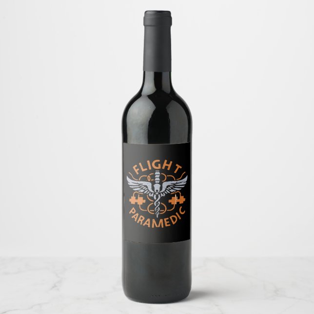 Flight paramedic wine label (Front)