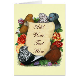 Flight Pigeon Scroll