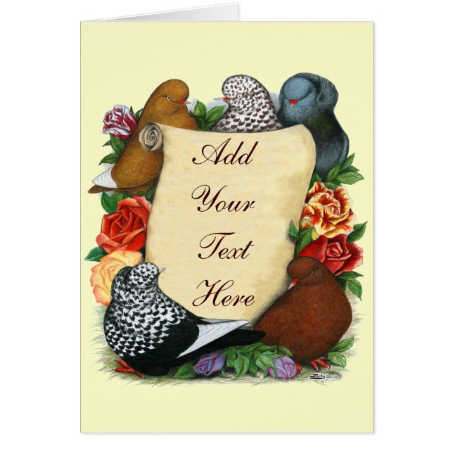 Flight Pigeon Scroll (Front)