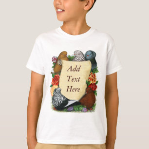 Flight Pigeon Scroll T-Shirt