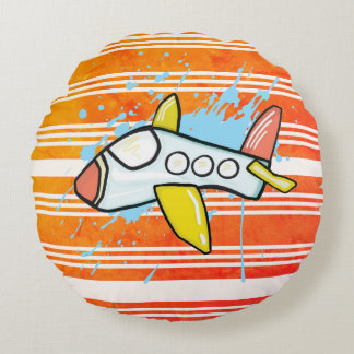 Flight Round Cushion