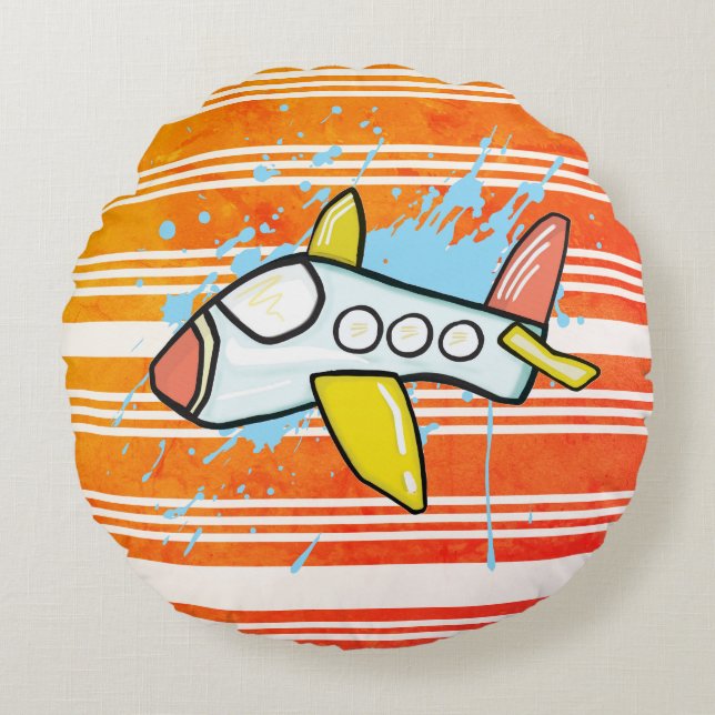 Flight Round Cushion (Front)