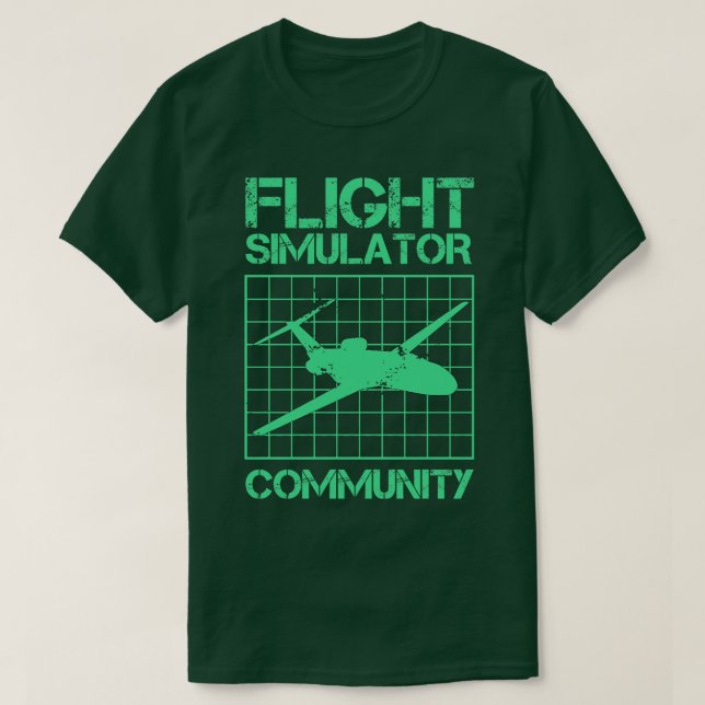 Flight Simulator Community 1 T-Shirt (Design Front)