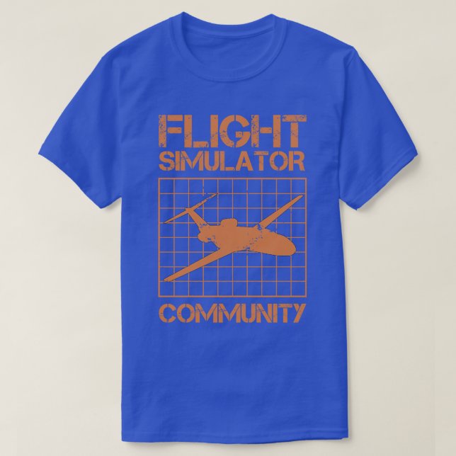 Flight Simulator Community T-Shirt (Design Front)