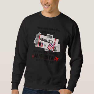 Flight Ticket Augusta Girl from Augusta Boarding Sweatshirt