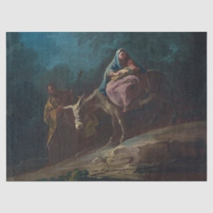 Flight to Egypt by Francisco Goya Tissue Paper