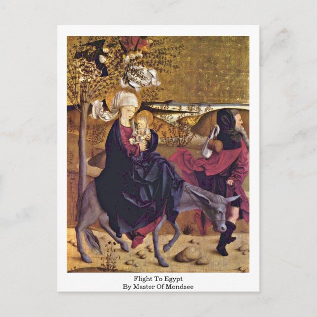 Flight To Egypt By Master Of Mondsee Postcard (Front)