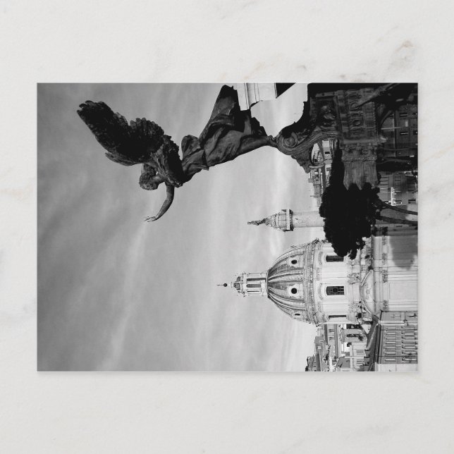 Flight to Rome Invitation Postcard (Front)