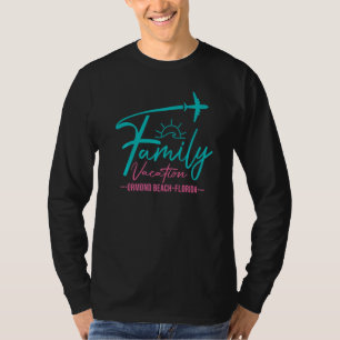 Flight Travel Ormond Beach Florida Matching Family T-Shirt