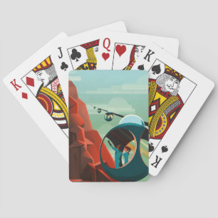 Flight Unedited Vintage Photos Helicopter Old Aest Playing Cards