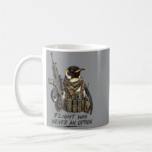 Flight Was An Option Penguin Military Parody Meme Coffee Mug