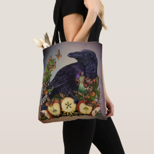 Flights of Fantasy Raven Faery Tote Bag