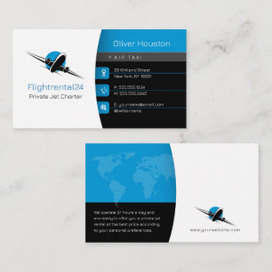 Fligt Rental Flight Taxi Business Card