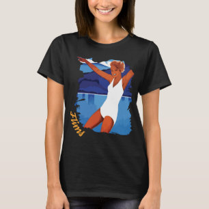 Flims Switzerland Water Skier Travel T-Shirt