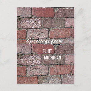 Flint Bricks Postcard