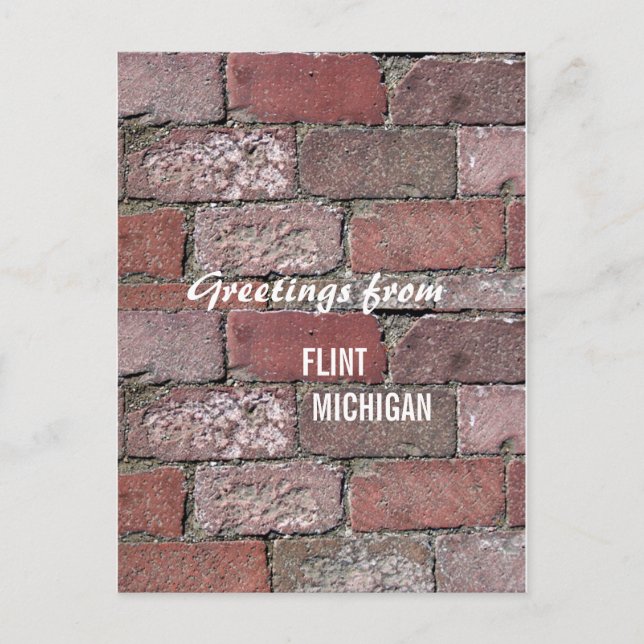 Flint Bricks Postcard (Front)