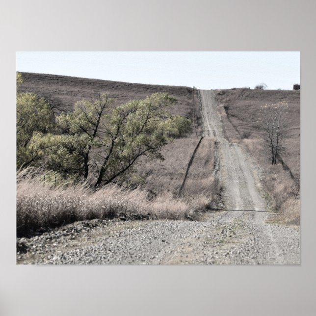 Flint Hills Winter scene Poster (Front)