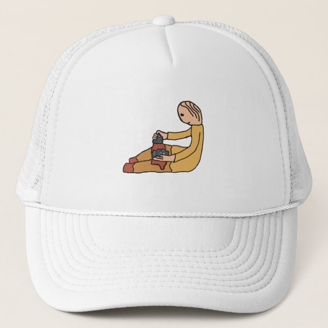 Flint Knapping Trucker Hat (Front)