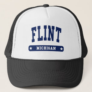Flint Michigan College Style tee shirts Trucker Hat