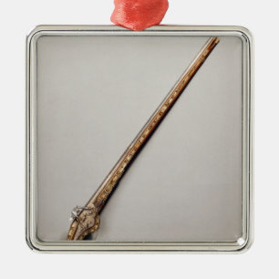 Flintlock rifle metal tree decoration
