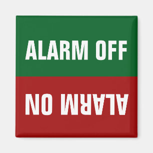Flip Alarm On Off Green Red Indicator Magnet