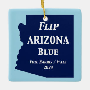 Flip Arizona Blue in 2024 Ceramic Ornament